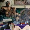 Wandgestaltung im Restaurant „Tivoli“ in Sandton, Johannesburg.